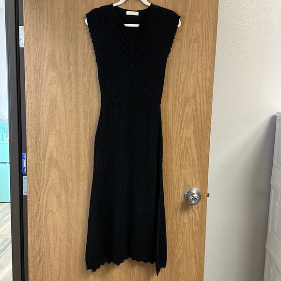 Milo Wavy Lace Sheer Maxi Dress - Picture 5 of 8